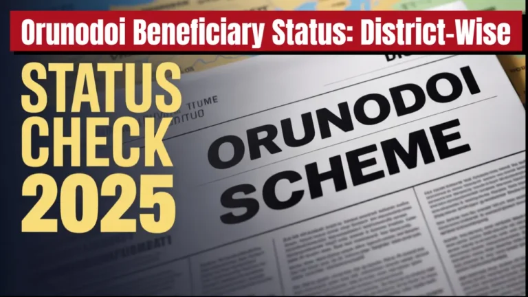 Orunodoi Beneficiary Status District Wise
