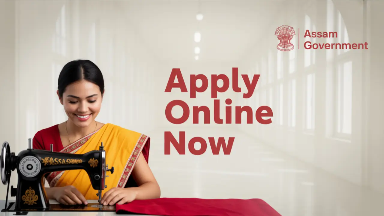free sewing machine scheme assam online apply